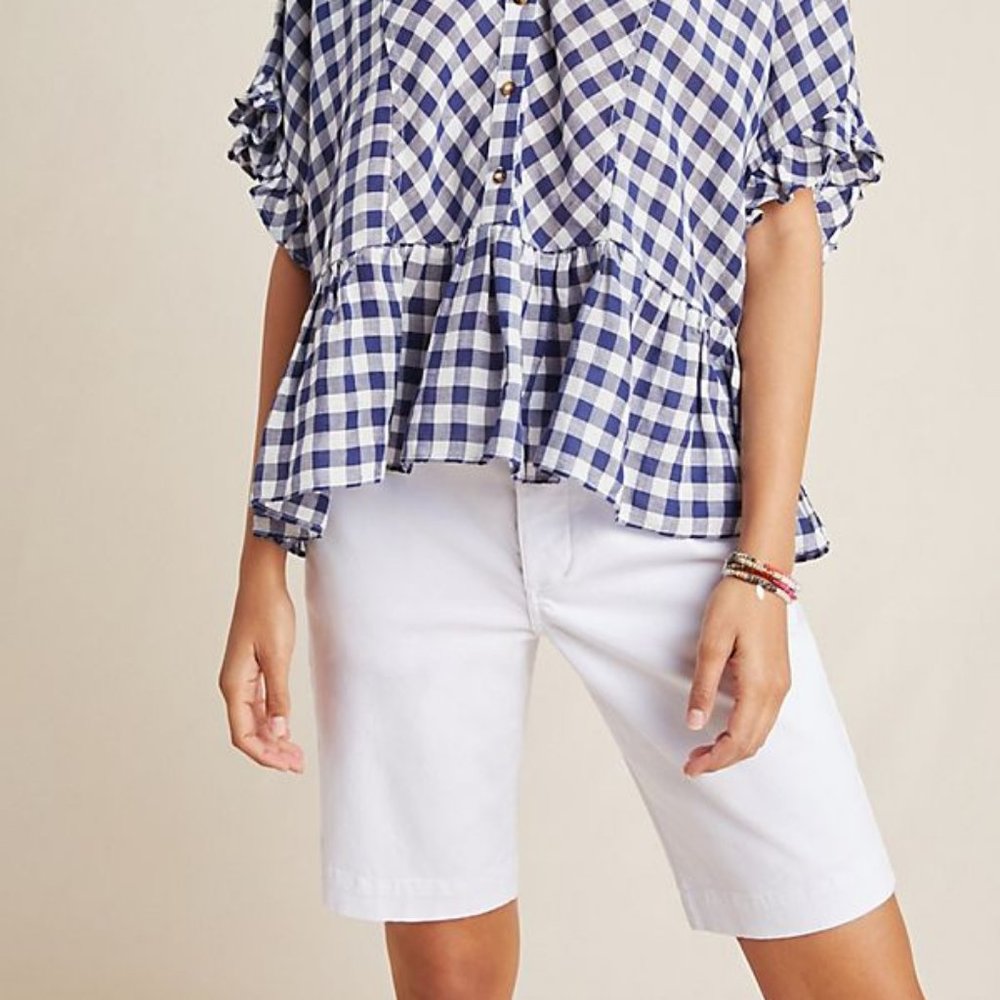 Sanctuary x Anthropologie White City Shorts NWT 26